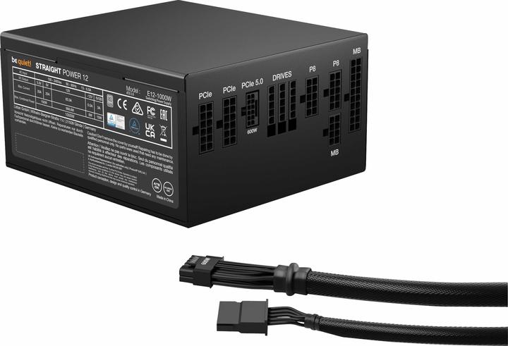Actual product image be quiet! Straight Power 12 Platinum (1000 W)