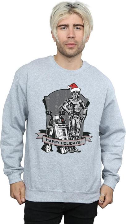 Produktbild Star Wars C3PO And R2D2 Christmas Holidays Sweatshirt (L)