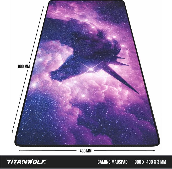 Actual product image Titanwolf Gaming Mauspad (XXL)