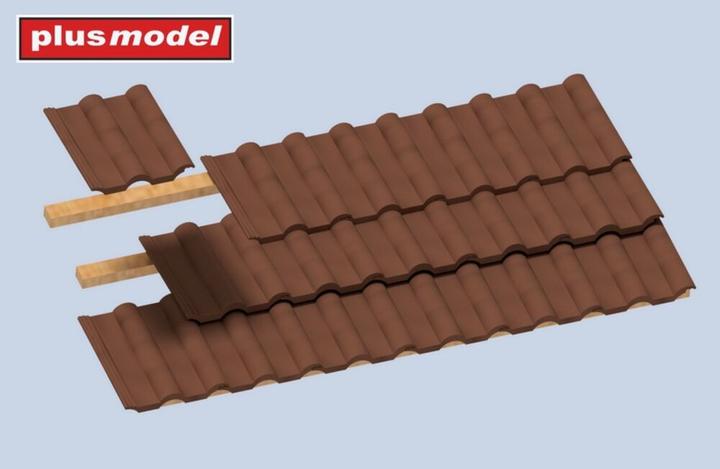 Image du produit Plus Model Roof tiles corrugated 84 pcs