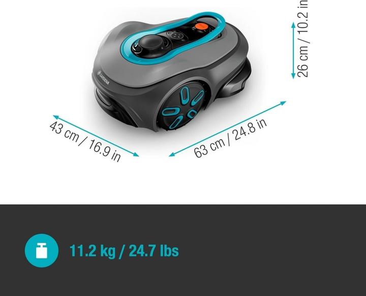 Immagine prodotto Gardena Smart Sileno Free 800 (800 m², Filo di confine)
