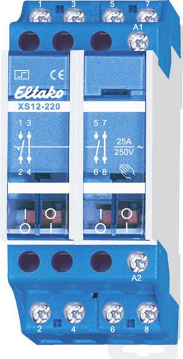 Produktbild Eltako Stromstossschalter 230V. 2 Schliesser + 2 Öffner 25A/250V AC