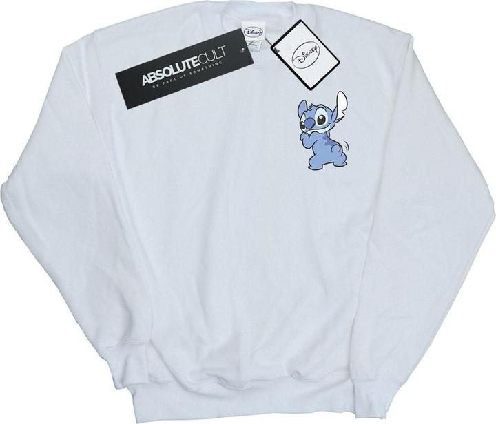 Disney Lilo And Stitch Stitch Backside Breast Print Sweatshirt Mädchen