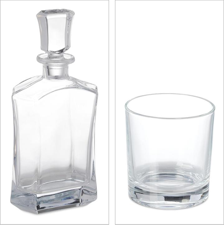 Produktbild Relaxdays 5-tlg. Whisky-Set (3.45 dl, 1 x, Whiskygläser)