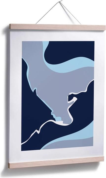 Image du produit Trenddeko Abstract Blue (60 x 80 cm)