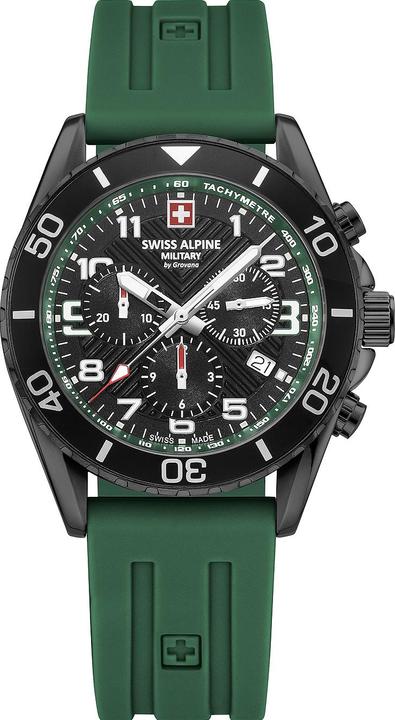Actual product image Swiss Alpine Military 7029.9874 Raptor Chronograph 42mm 10ATM (Chronograph, 42 mm)