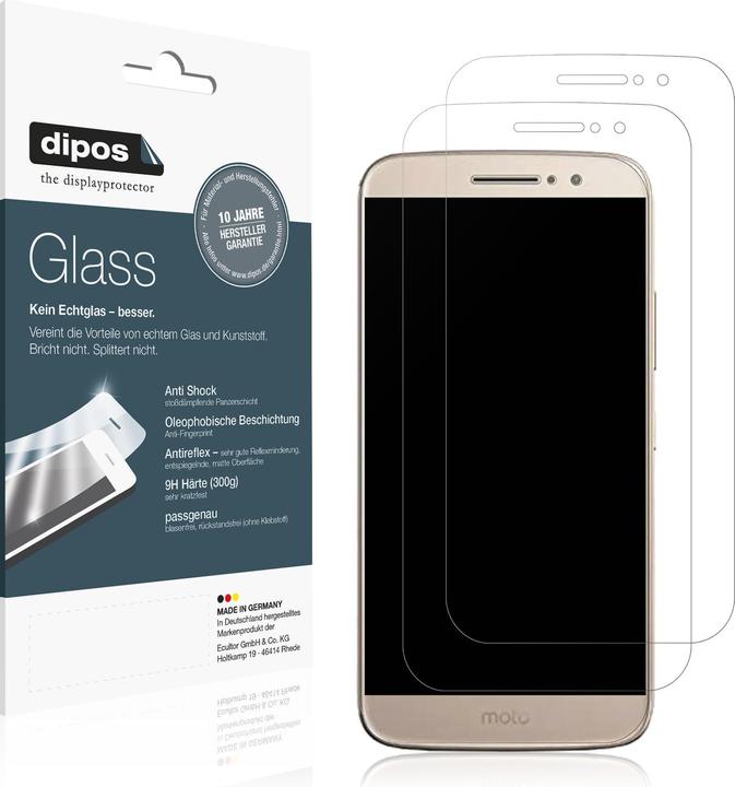 Immagine prodotto Dipos Pellicola Protettiva Anti-Shock (2 Pezzo/i, Motorola Moto M)