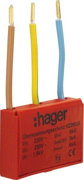 Produktbild Hager HAG VZ00US Ãberspannungsschutzmodul Typ3