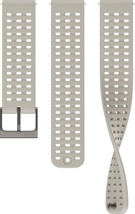 Suunto 22 Ath2 Silicone Strap Sand Gray S+M (22 mm, Silikon, Metall)