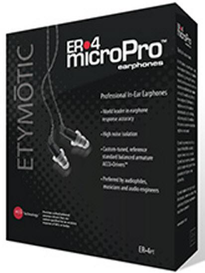 Actual product image Etymotic ER-4P, state-of-the-art ear plug for music lovers