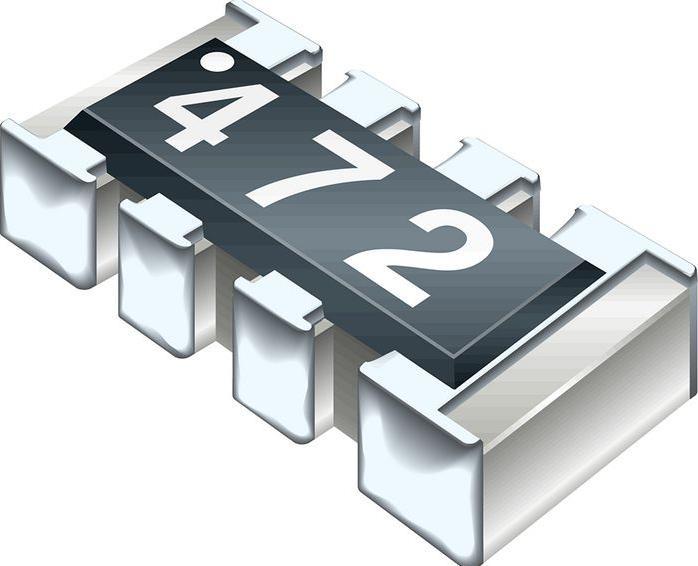 Actual product image Bourns Festwiderstandsnetzwerk 4.7kOhm 5 %