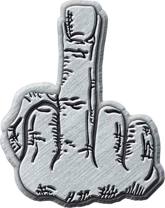 Generic Stinkefinger Abzeichen Druckguss