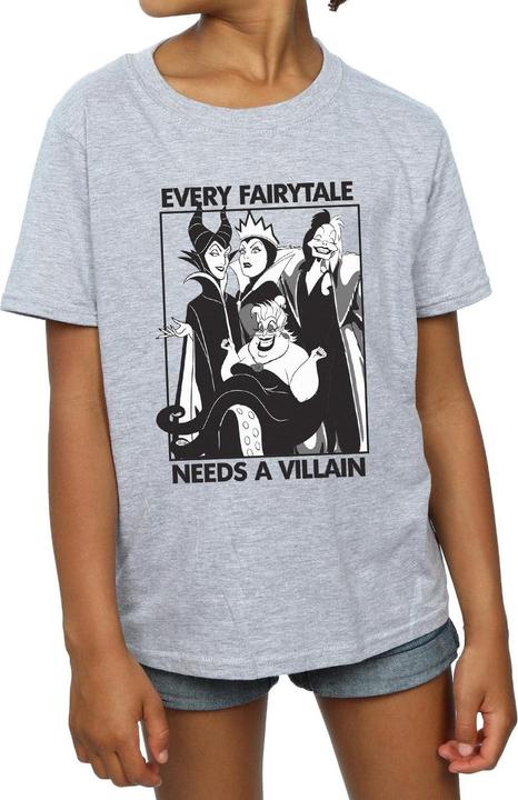 Immagine prodotto Disney Every Fairy Tale Needs A Villain Maglietta Ragazze (152, 158)