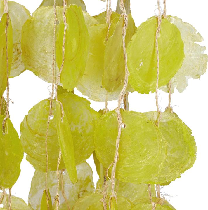 Actual product image Relaxdays Capiz wind chime