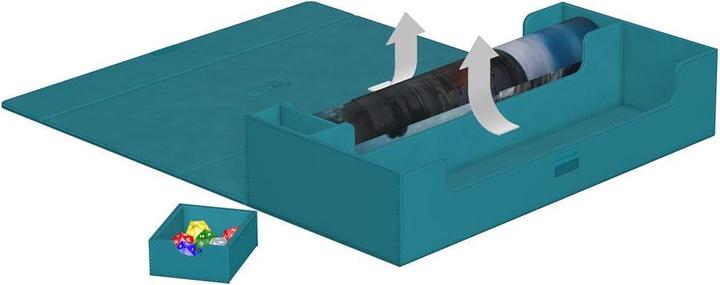 Produktbild Ultimate Guard Kartenbox XenoSkin Superhive 550+ Petrolblau