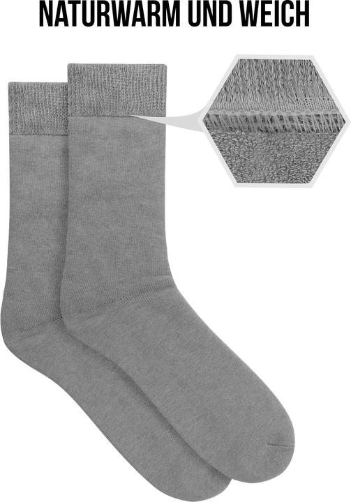 Immagine prodotto Normani 3 paia di calzini di felpa integrale di alpaca (confezione da 3, 39 - 42)