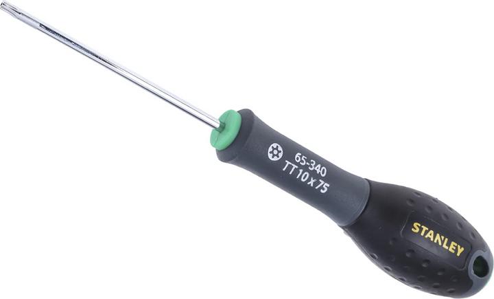 Actual product image Stanley Fatmax Screwdriver T10x75 mm (Pin-torx)