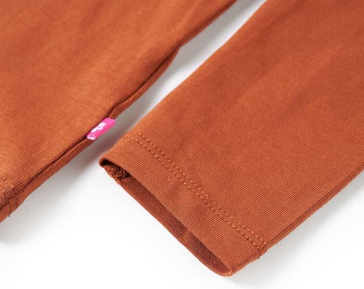 Immagine prodotto VidaXL Camicia da bambino a maniche lunghe Cognac 92,Materiale: 95 % cotone. 5 (92)