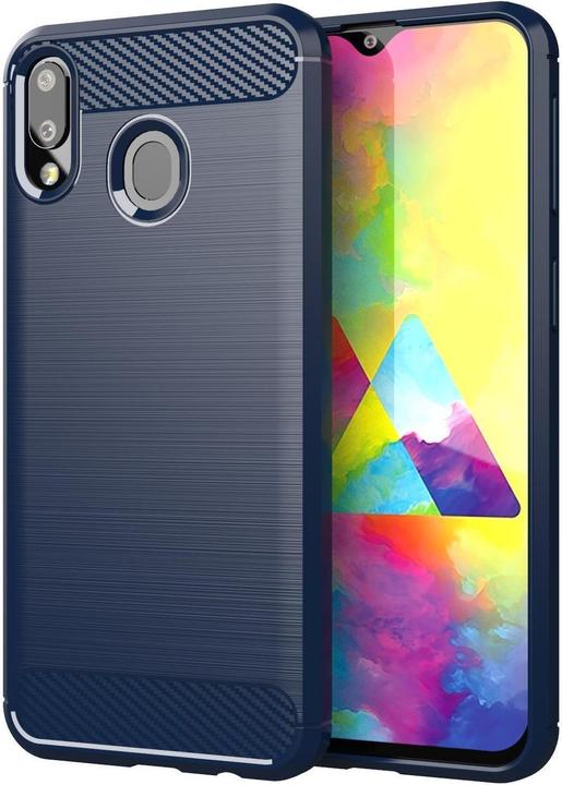 Produktbild Cadorabo TPU Ultra Slim carbon edelstahl Kombi Cover (Samsung Galaxy A20e)