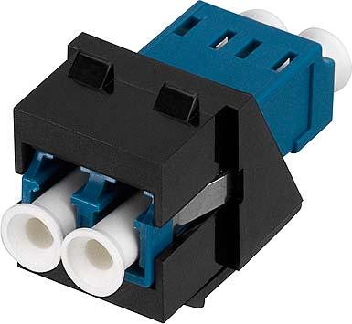 Produktbild Rutenbeck KMK-LC-D OS2 blau sw LC-D Keystone Modul SM blau