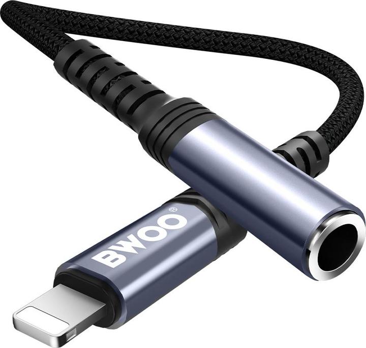 Immagine prodotto Bwoo Cavo adattatore audio BZ48 aux 3,5 mm a lightning nero