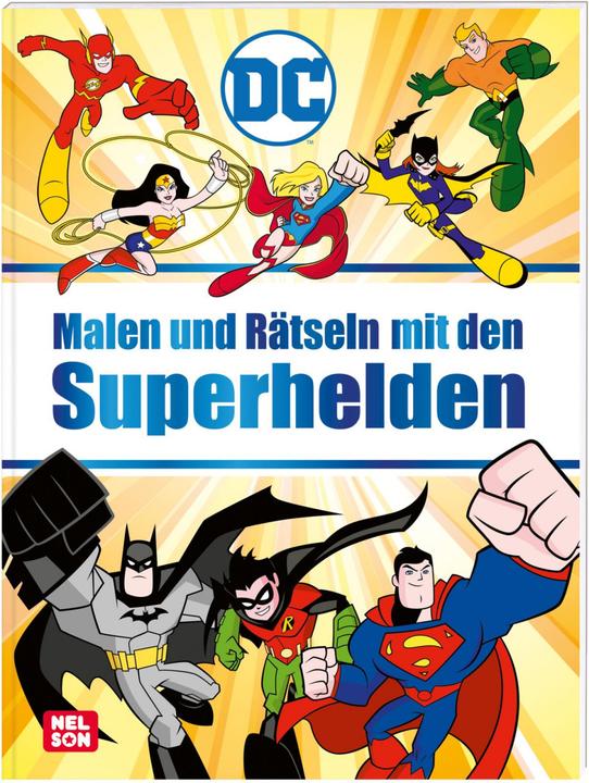 Produktbild Malen und Rätseln mit den Superhelden (Deutsch, Nelson, 2022)
