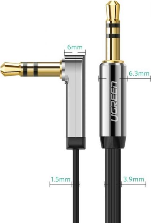 Image du produit Ugreen 3.5mm Klinke – 3.5mm Klinke (1 m, Jack 3,5 mm (AUX))