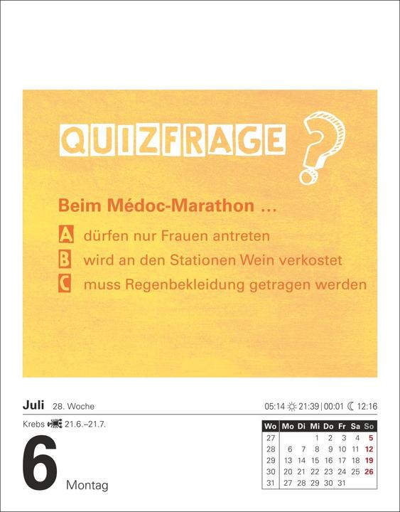 Image du produit Harenberg Ist es wahr, dass...? Tagesabreisskalender 2026 - Alltagswissen auf dem Prüfstand (Allemand)