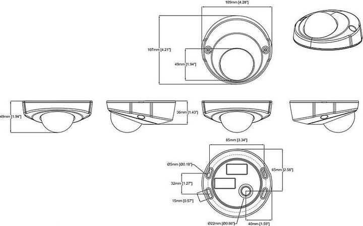 Actual product image Axis Network camera P3905-R MKII M12 (1920 x 1080 Pixels)