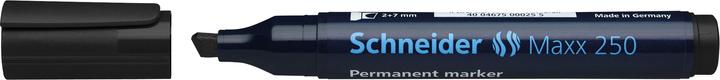 Produktbild Schneider Permanentmarker Maxx 250 Strichstärke: 2-7 mm Schreibfarbe: schwarz (Schwarz, 7 mm, 1 x)