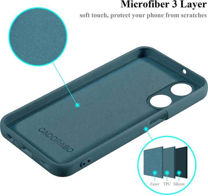 Image du produit Cadorabo Housse pour OPPO A78 5G TPU avec protection liquide en silicone (Oppo A78 5G)