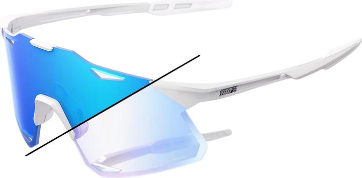 Produktbild 100% HYPERCRAFT LE - Bastille (Weiss, Blue Mirror Photochromic)