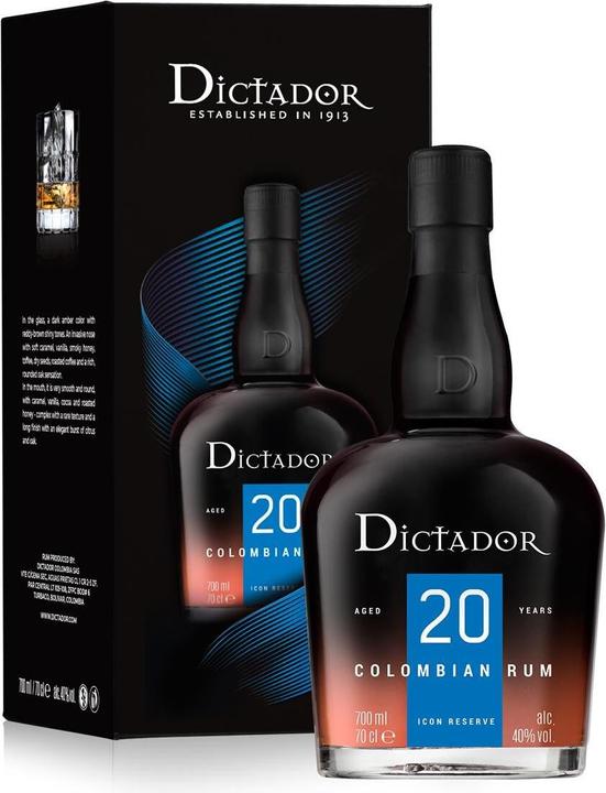 Image du produit Dictador 20 Ans (1 x 70 cl)