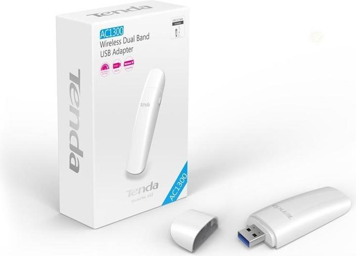 Actual product image Tenda WL- U12 AC1300 WLAN network adapter (USB 3.0)