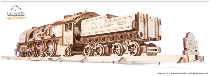 Produktbild Ugears Lokomotive V-Express mit Wagon