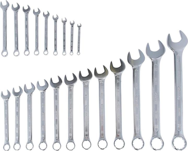 Produktbild KS Tools Ringmaulschlüssel-Satz. abgewinkelt. 21-tlg. 517.0 (32 mm, 19 mm, 6 mm, 12 mm, 24 mm, 14 mm, 22 mm, 16 mm, 23 mm, 10  mm, 21 mm, 18 mm, 27 mm, 7 mm, 31 mm, 17 mm, 11 mm, 15 mm, 26 mm, 30 mm, 8 mm, 28 mm, 9 mm, 29 mm, 13 mm, 20 mm, 25 mm)