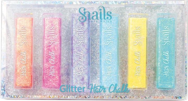 Snails Set di 6 gessetti glitterati per capelli