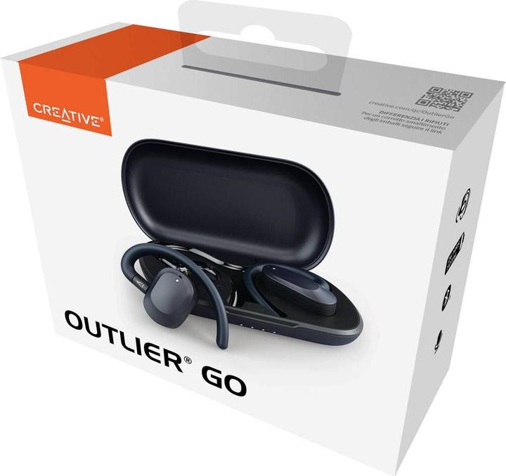 Image du produit Creative OUTLIER GO Oreillette Bluetooth bleu foncé (pas de réduction du bruit, 26 h, Sans fil)
