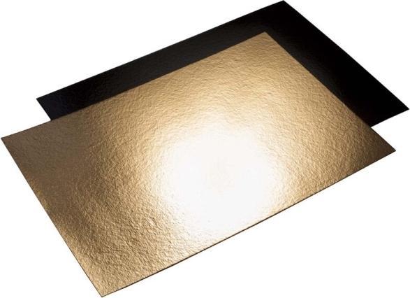 Produktbild Antalis Kagepap guld/sort kraftig 29x40cm 25stk/pak - (25 stk.)