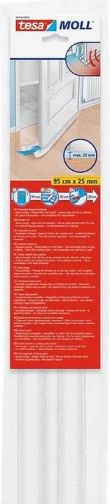 tesa 2x tesamoll Türbodendoppeldichtung, Türdichtung für glatte Böden, Zweierpack