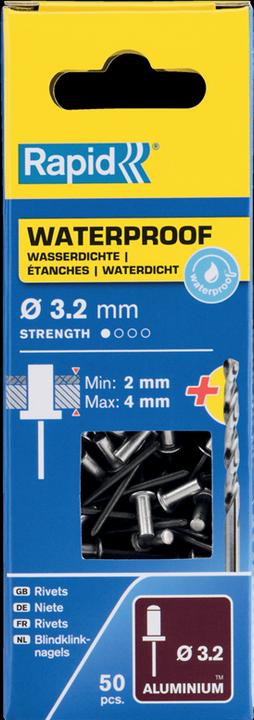 Produktbild Rapid Wasserdicht Blindniete Ø 3,2 x 8 mm
