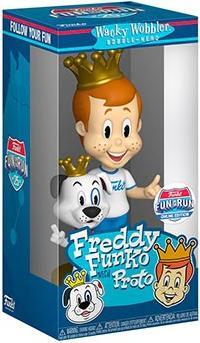 Produktbild Funko Wacky Wobbler Bobble Head Fun on the Run Freddy und Proto 25. Geburstag Limitierte Auflage