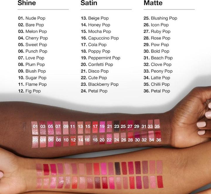 Produktbild Clinique Pop Longwear Lipstick Matte Ruby Pop (03 Ruby Pop)