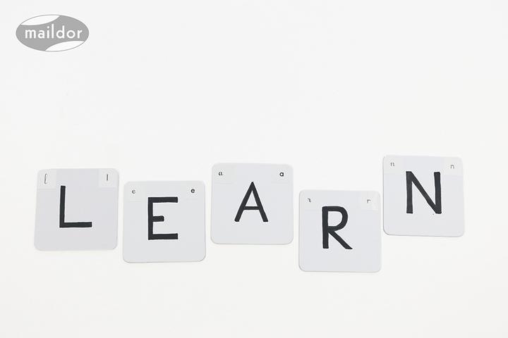 Actual product image Maildor Learning stickers