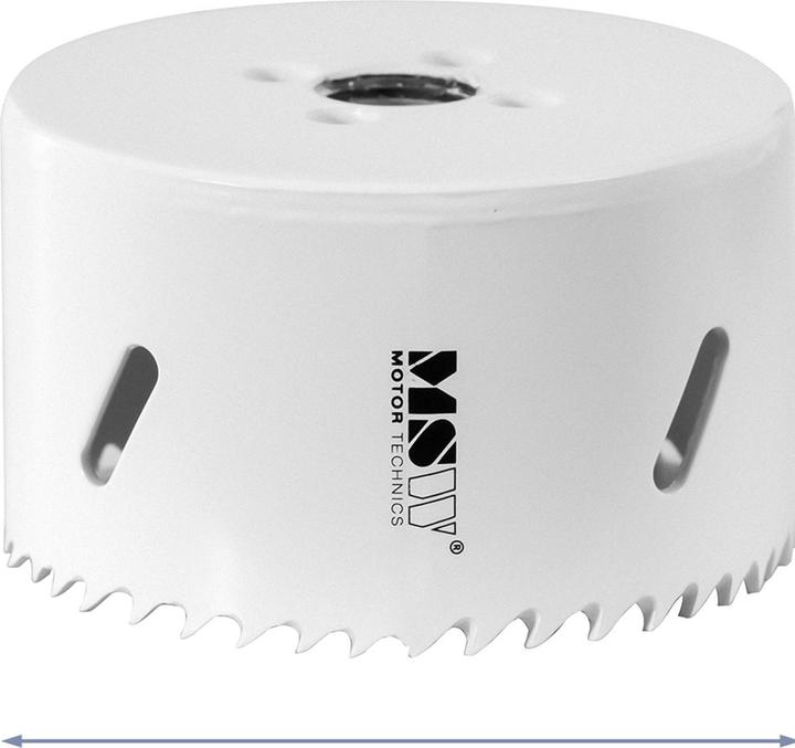 Produktbild MSW HSS Bi-Metall Lochsäge Lochbohrer Lochfräser 76 mm Bohrkrone Metall Holz (76 mm)
