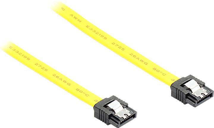 Actual product image Good Connections SATA 6 Gb/s connection cable with metal clip