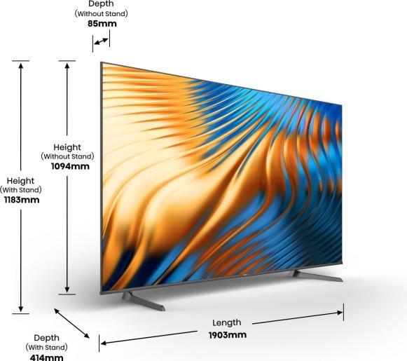 Produktbild Hisense 85A6BG (85", A6BG, LED, 4K, 2022)