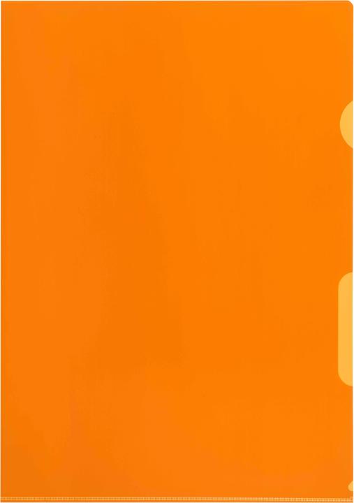 Kolma Chemise transparente A4 grainée superstrong carrot (A4, 100 x)