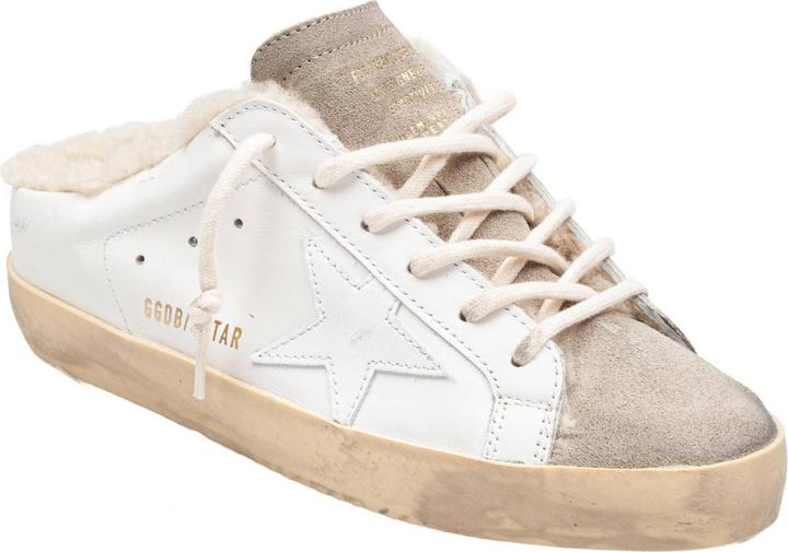 Produktbild Golden Goose snakers super star leather sabot white and taupe (38)