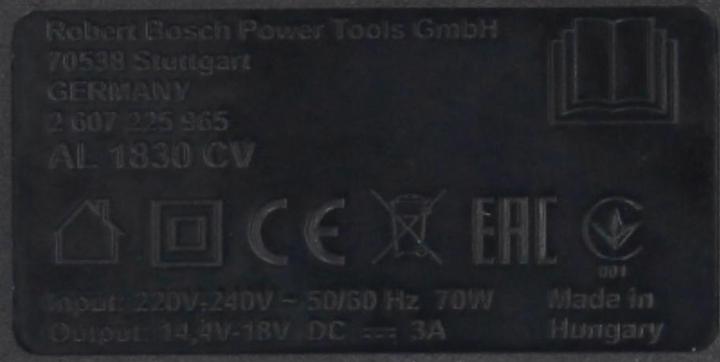 Productafbeelding Bosch Home & Garden Ladegerät AL 1830 CV (14.4 V)